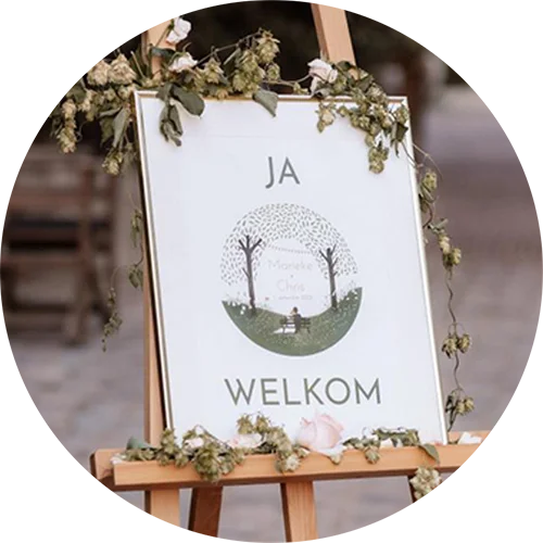 Bruiloftsdecoratie