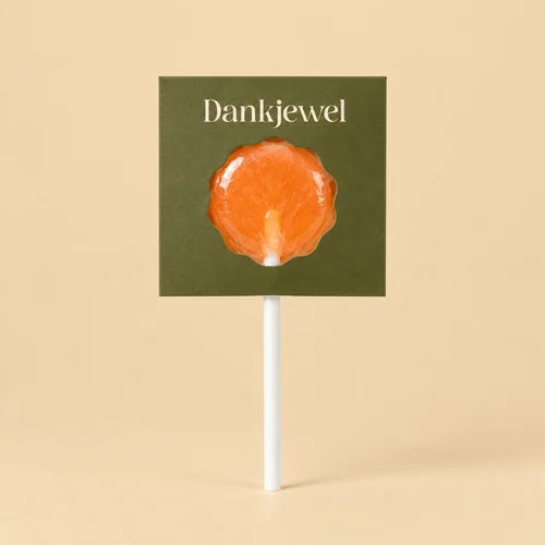 Gepersonaliseerde lollyhoesjes als bedankje